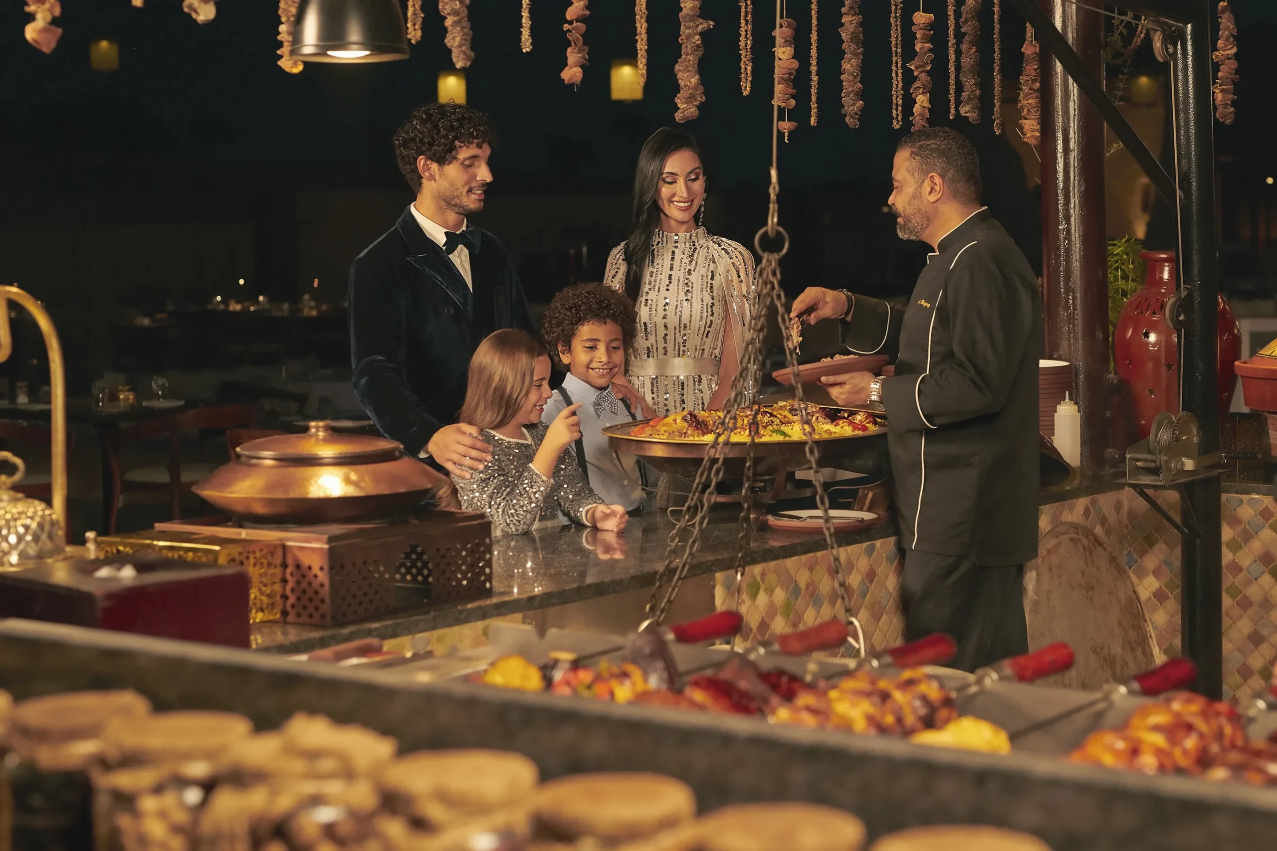 Al Hadheerah live cooking station Top Restaurants in Dubai