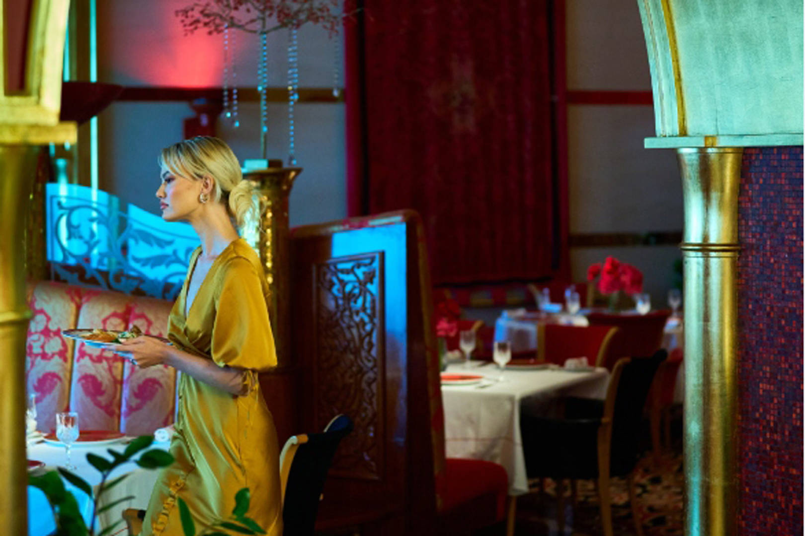 Traditional Arabian dishes served at Al Iwan Top Restaurants in Dubai