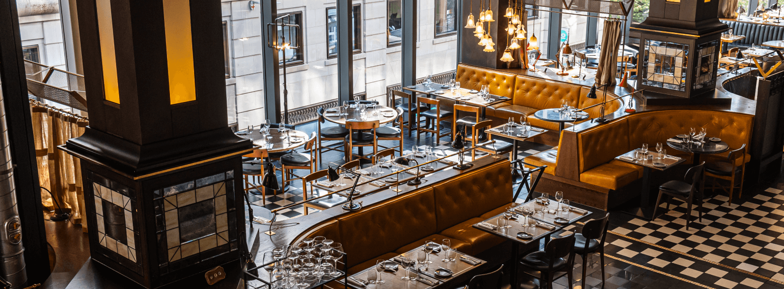 Chef Ramsay’s team preparing a dish at Bread Street Kitchen Top Restaurants in Dubai