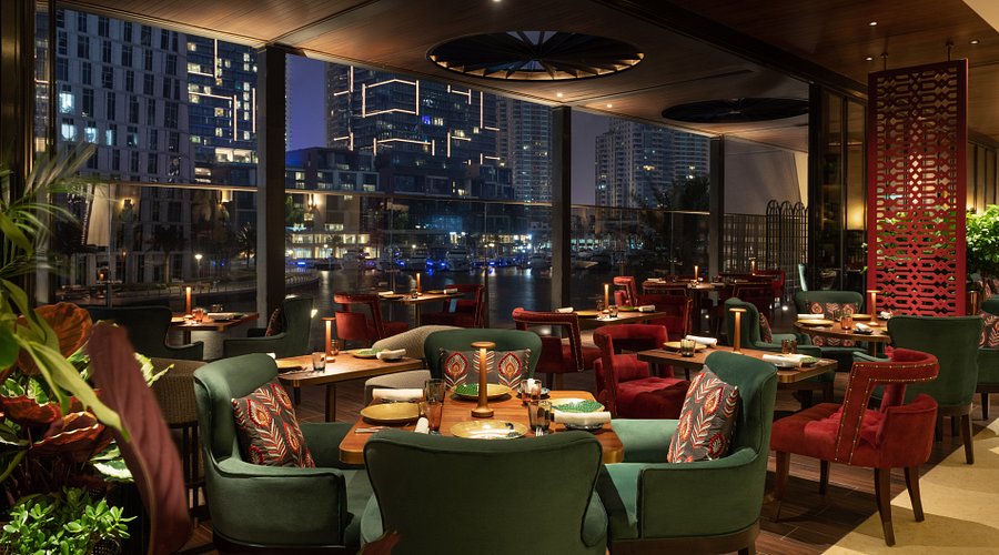 Elegant Interior at Indego by Vineet Top Restaurants in Dubai