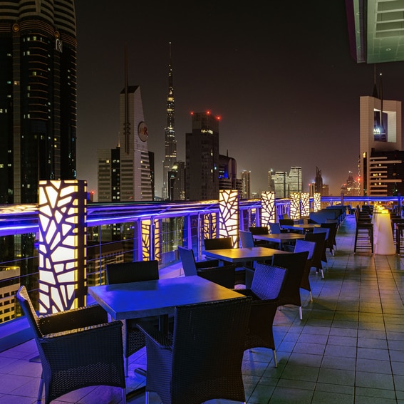 Gourmet dish at Level 43 Sky Lounge Top Restaurants in Dubai