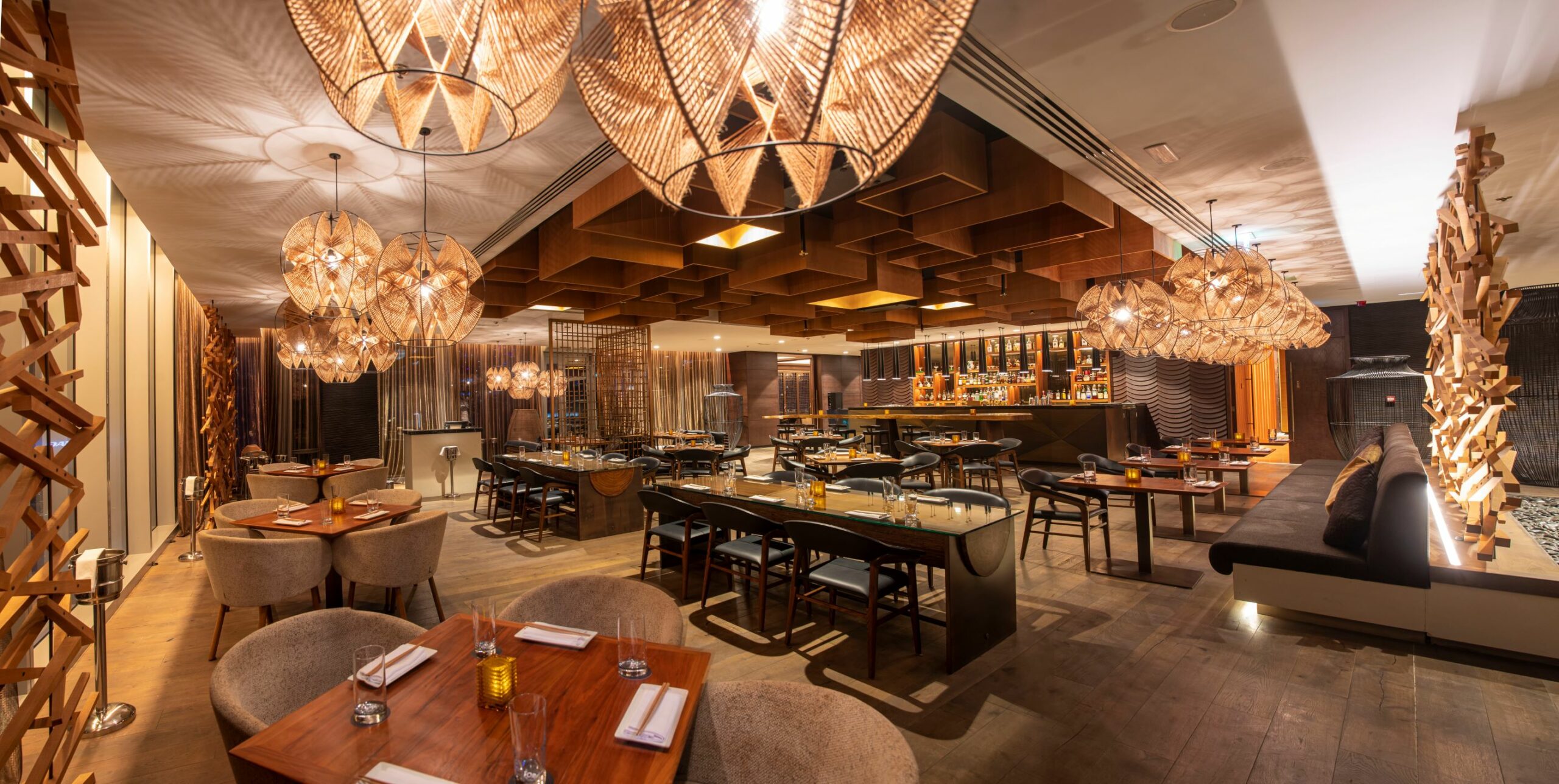 Elegant interior of Morimoto Dubai Top Restaurants in Dubai