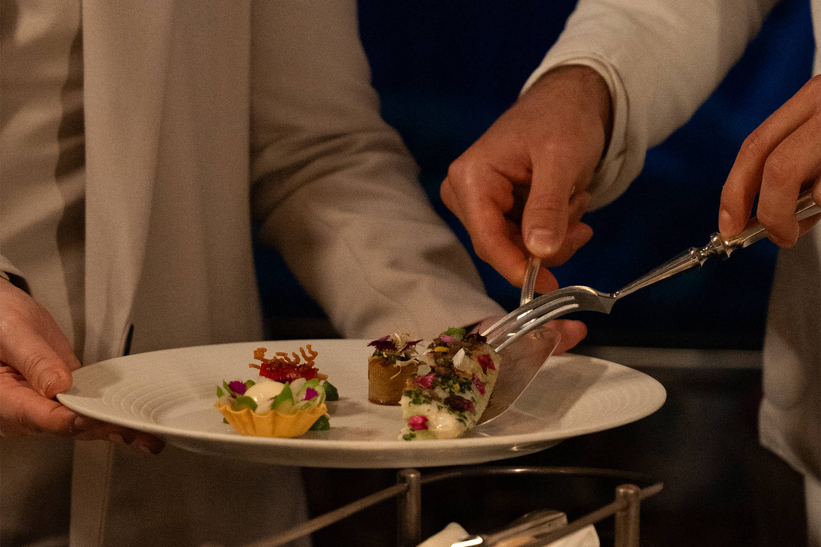 Private dining at Nathan Outlaw en Al Mahara Top Restaurants in Dubai