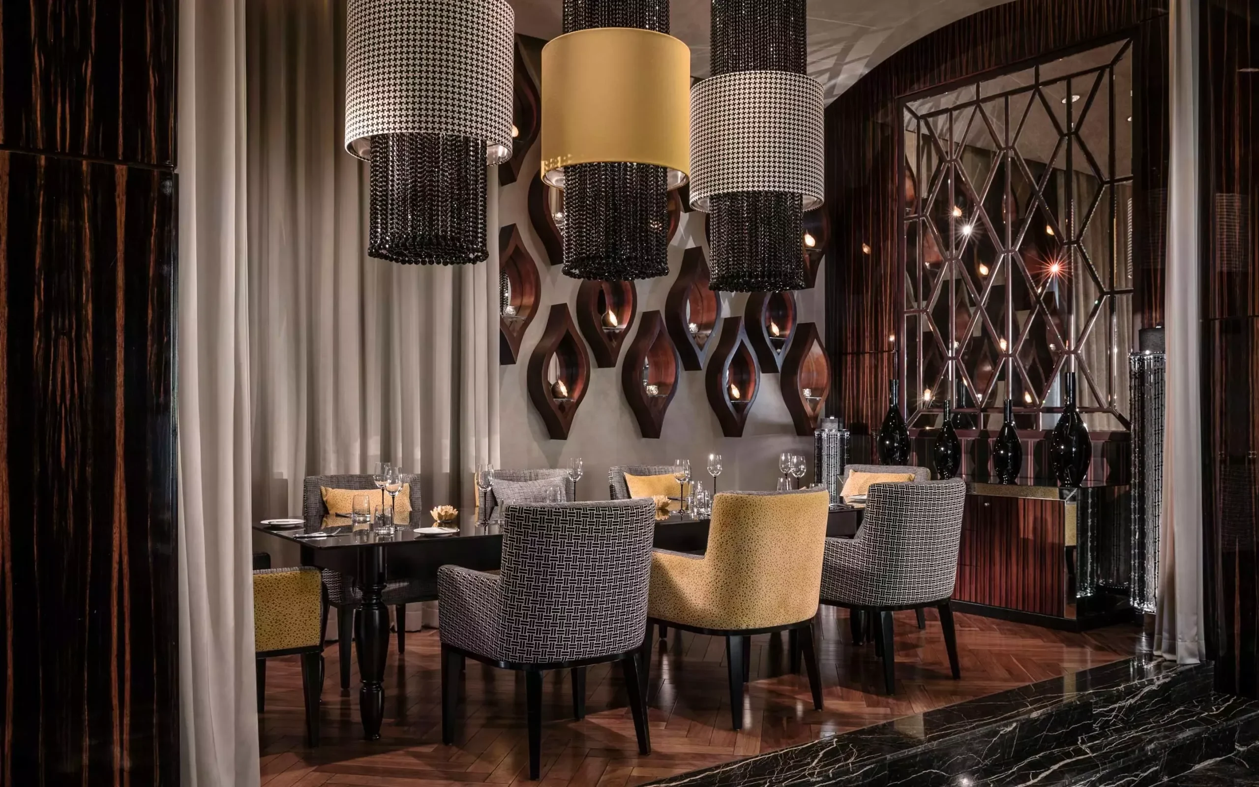 Elegant interior of STAY by Yannick Alléno Top Restaurants in Dubai