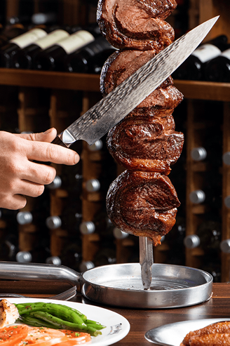 Diverse menu options at Texas De Brazil Top Restaurants in Dubai